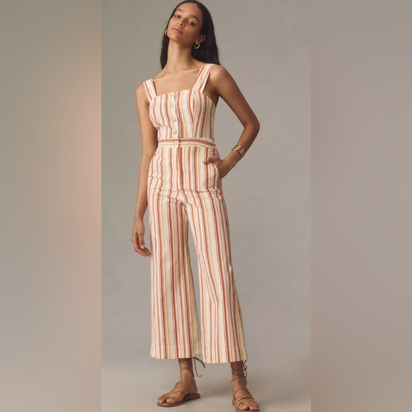 Maeve Portside Striped Jumpsuit - Picture 2 of 5